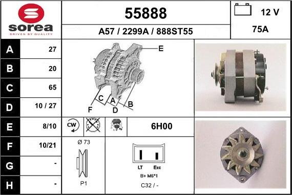 EAI 55888 - Ģenerators autodraugiem.lv