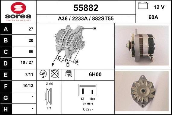 EAI 55882 - Ģenerators autodraugiem.lv