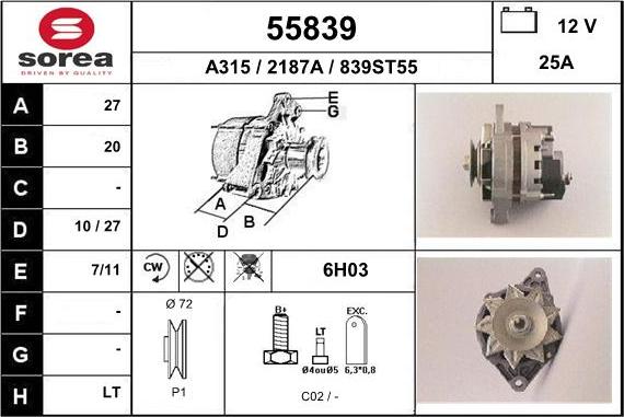 EAI 55839 - Ģenerators autodraugiem.lv