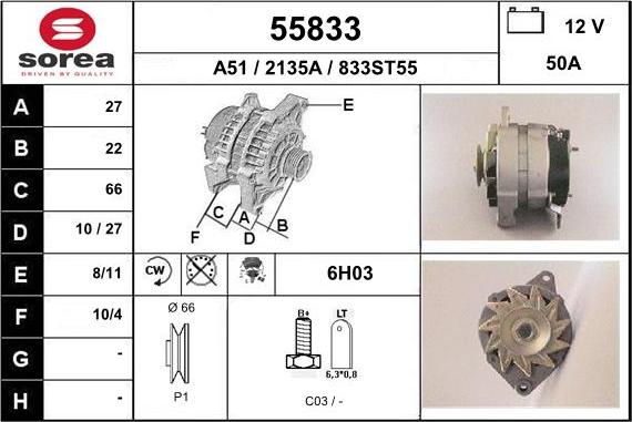 EAI 55833 - Ģenerators autodraugiem.lv