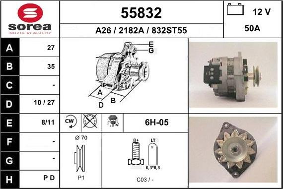 EAI 55832 - Ģenerators autodraugiem.lv