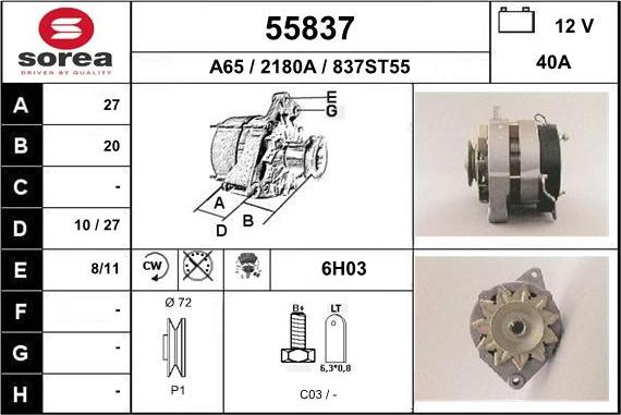 EAI 55837 - Ģenerators autodraugiem.lv