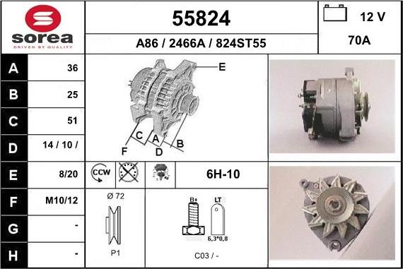 EAI 55824 - Ģenerators autodraugiem.lv