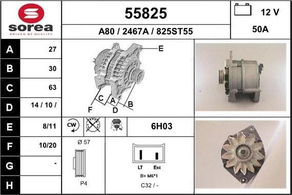 EAI 55825 - Ģenerators autodraugiem.lv