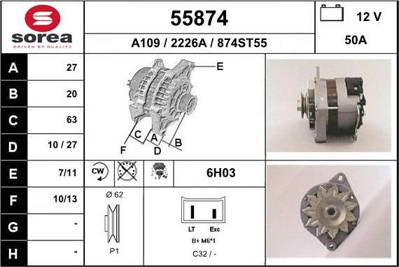 EAI 55874 - Ģenerators autodraugiem.lv