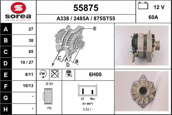 EAI 55875 - Ģenerators autodraugiem.lv