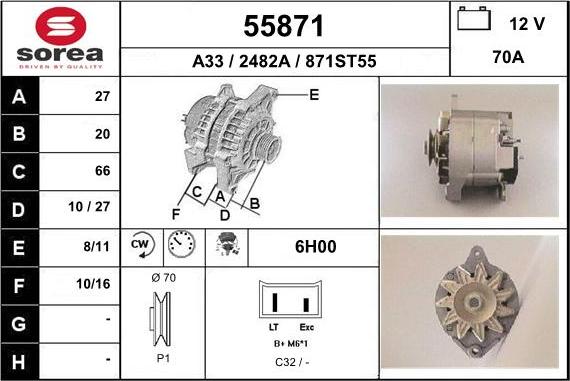 EAI 55871 - Ģenerators autodraugiem.lv