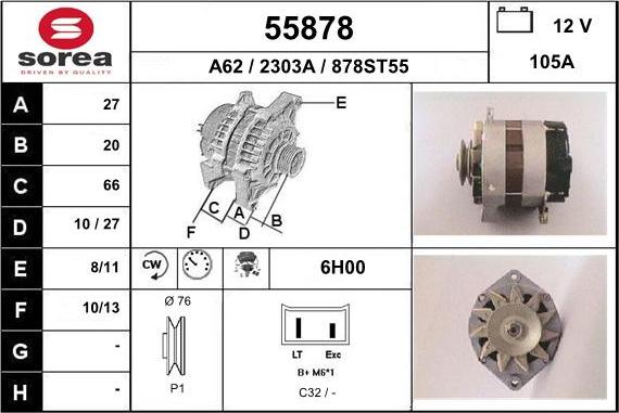 EAI 55878 - Ģenerators autodraugiem.lv