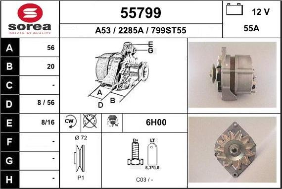 EAI 55799 - Ģenerators autodraugiem.lv