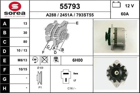 EAI 55793 - Ģenerators autodraugiem.lv