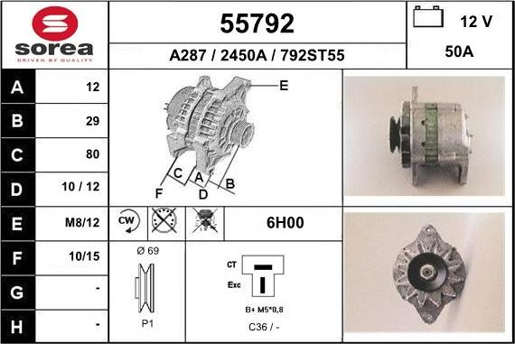 EAI 55792 - Ģenerators autodraugiem.lv