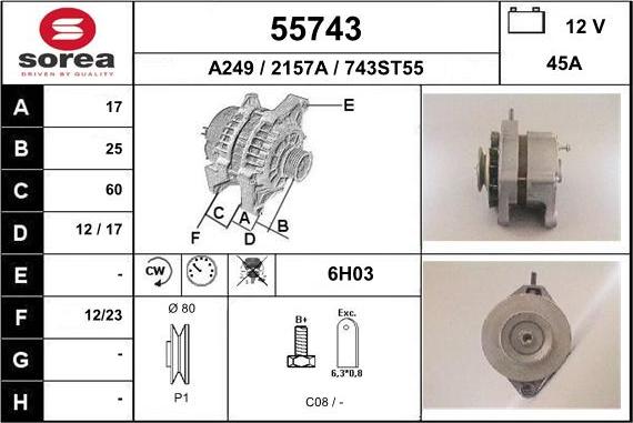 EAI 55743 - Ģenerators autodraugiem.lv