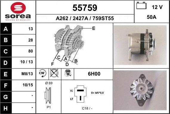 EAI 55759 - Ģenerators autodraugiem.lv