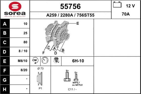 EAI 55756 - Ģenerators autodraugiem.lv