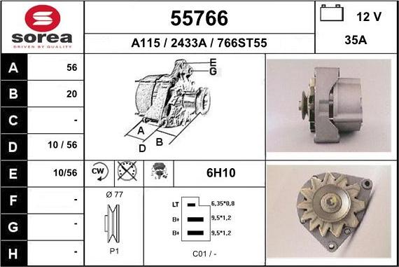 EAI 55766 - Ģenerators autodraugiem.lv