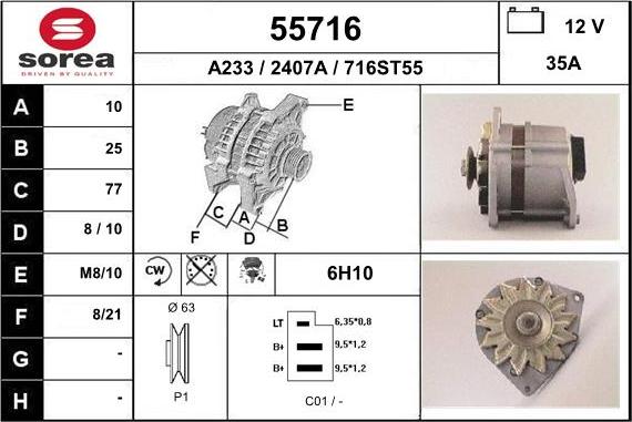 EAI 55716 - Ģenerators autodraugiem.lv