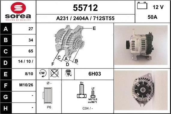 EAI 55712 - Ģenerators autodraugiem.lv