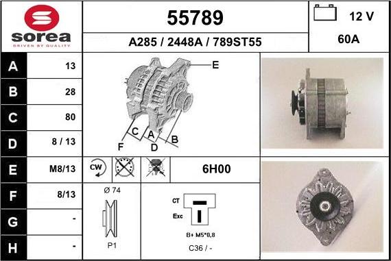 EAI 55789 - Ģenerators autodraugiem.lv