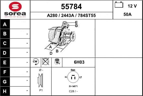 EAI 55784 - Ģenerators autodraugiem.lv