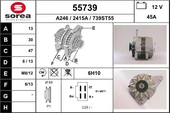 EAI 55739 - Ģenerators autodraugiem.lv
