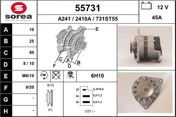 EAI 55731 - Ģenerators autodraugiem.lv
