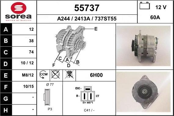 EAI 55737 - Ģenerators autodraugiem.lv