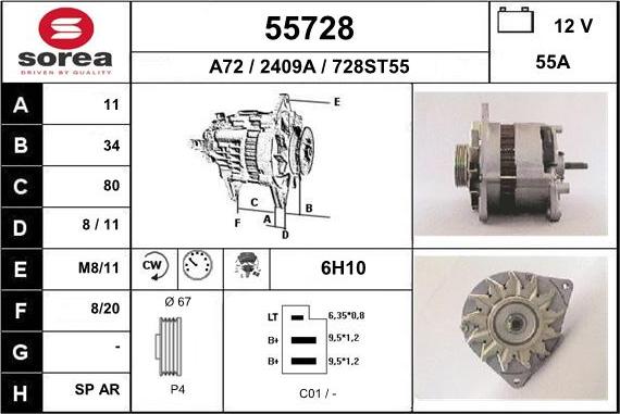 EAI 55728 - Ģenerators autodraugiem.lv