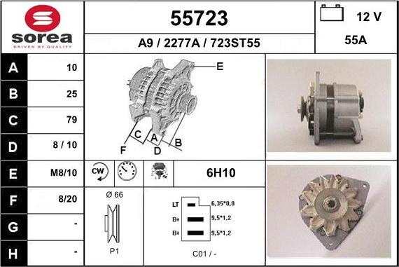 EAI 55723 - Ģenerators autodraugiem.lv