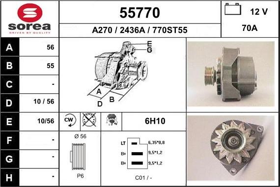 EAI 55770 - Ģenerators autodraugiem.lv