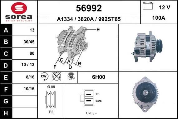 EAI 56992 - Ģenerators autodraugiem.lv