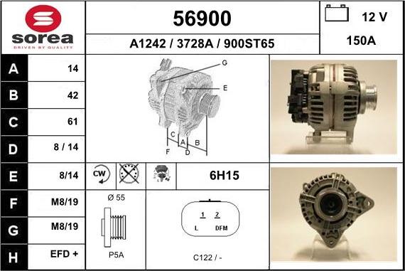EAI 56900 - Ģenerators autodraugiem.lv