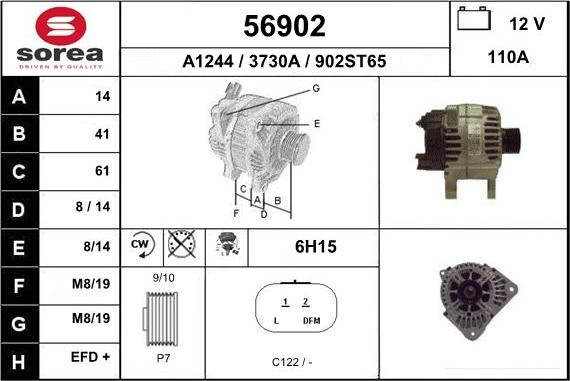 EAI 56902 - Ģenerators autodraugiem.lv
