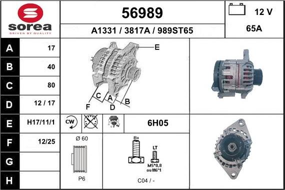 EAI 56989 - Ģenerators autodraugiem.lv