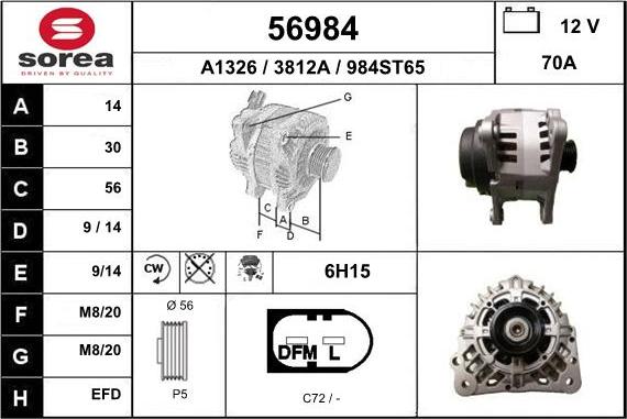 EAI 56984 - Ģenerators autodraugiem.lv
