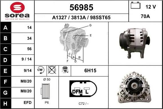 EAI 56985 - Ģenerators autodraugiem.lv