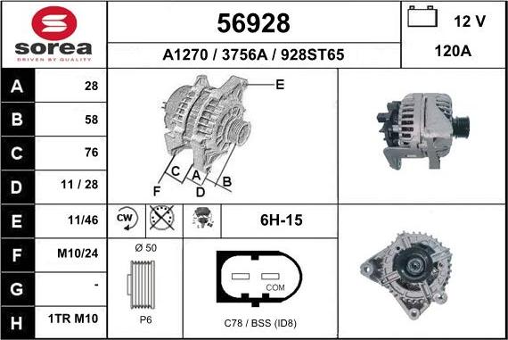 EAI 56928 - Ģenerators autodraugiem.lv