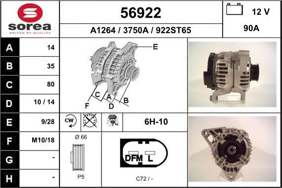 EAI 56922 - Ģenerators autodraugiem.lv