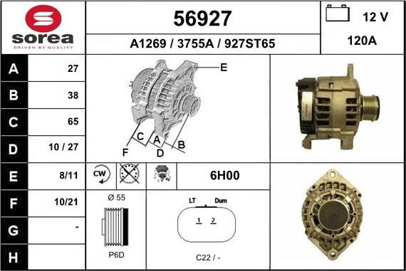 EAI 56927 - Ģenerators autodraugiem.lv