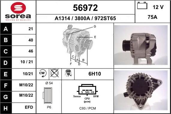 EAI 56972 - Ģenerators autodraugiem.lv