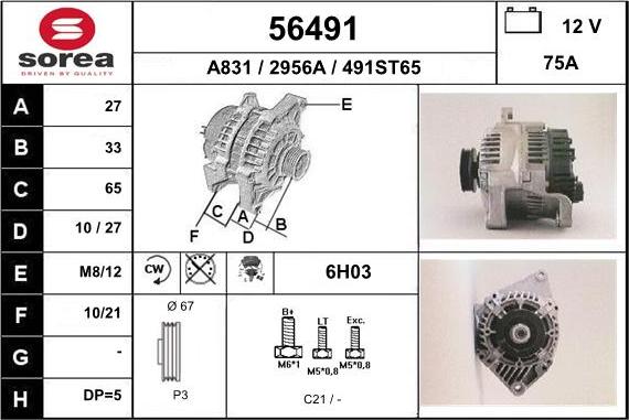 EAI 56491 - Ģenerators autodraugiem.lv