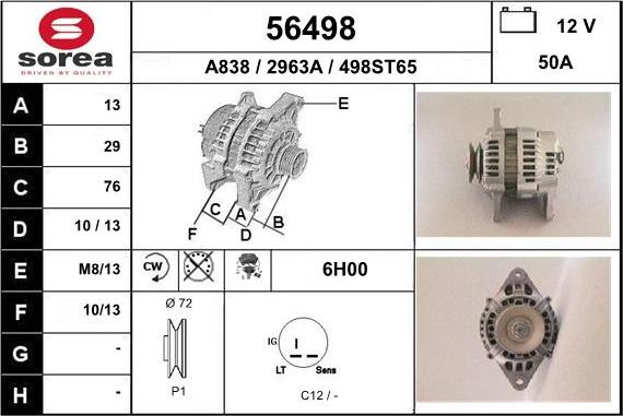 EAI 56498 - Ģenerators autodraugiem.lv