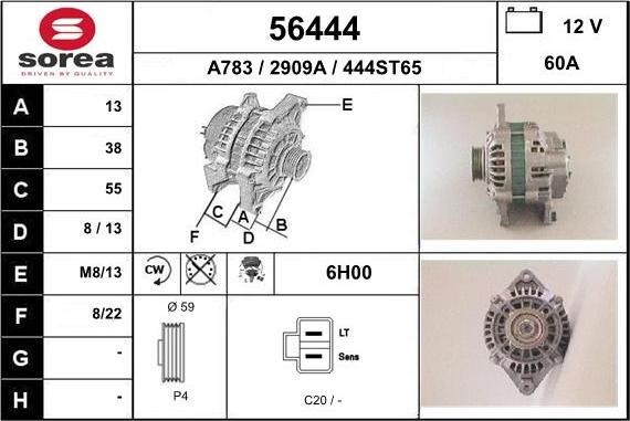EAI 56444 - Ģenerators autodraugiem.lv