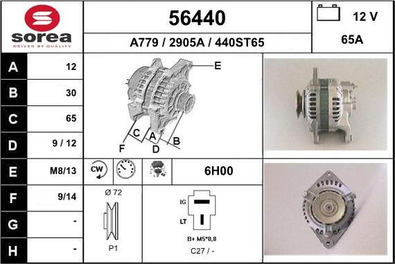 EAI 56440 - Ģenerators autodraugiem.lv