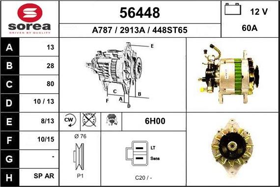 EAI 56448 - Ģenerators autodraugiem.lv