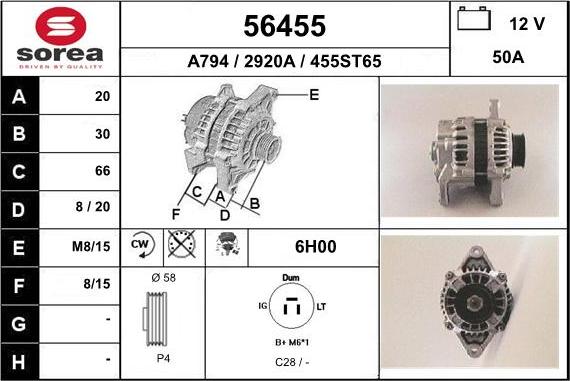 EAI 56455 - Ģenerators autodraugiem.lv