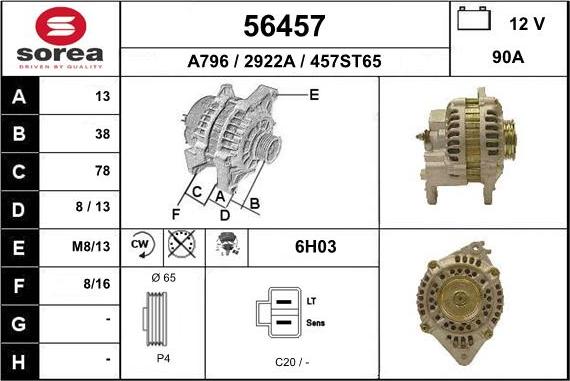 EAI 56457 - Ģenerators autodraugiem.lv