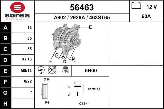 EAI 56463 - Ģenerators autodraugiem.lv