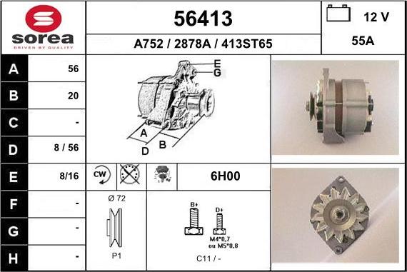 EAI 56413 - Ģenerators autodraugiem.lv