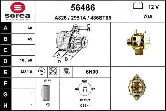 EAI 56486 - Ģenerators autodraugiem.lv