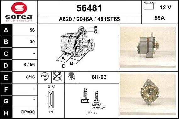 EAI 56481 - Ģenerators autodraugiem.lv